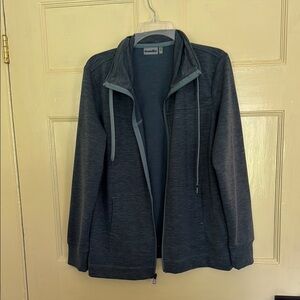 Three Hearts Blue Utility Jacket with Relaxed Fit